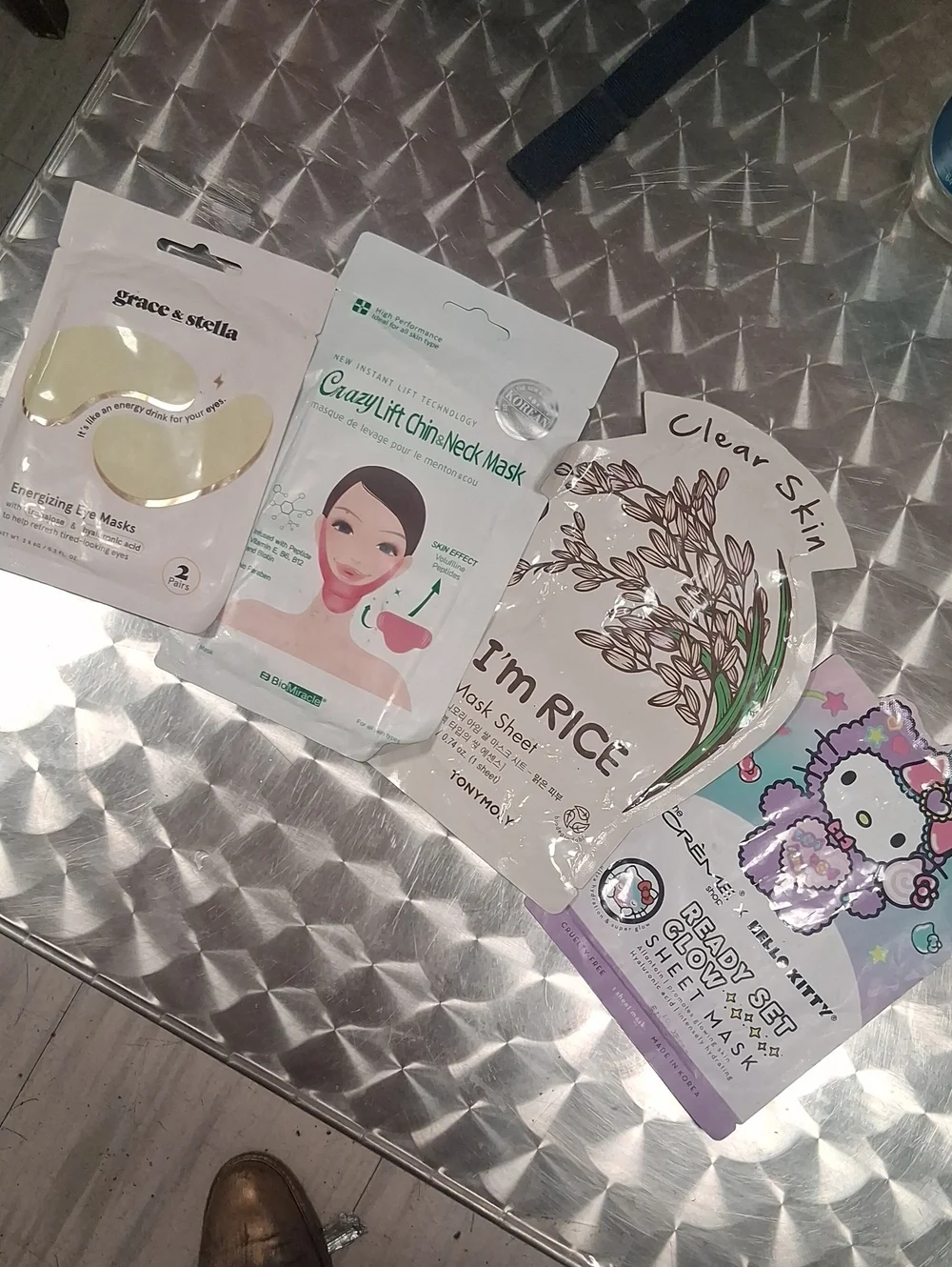 Brand New Set Of 4 Different Face Masks